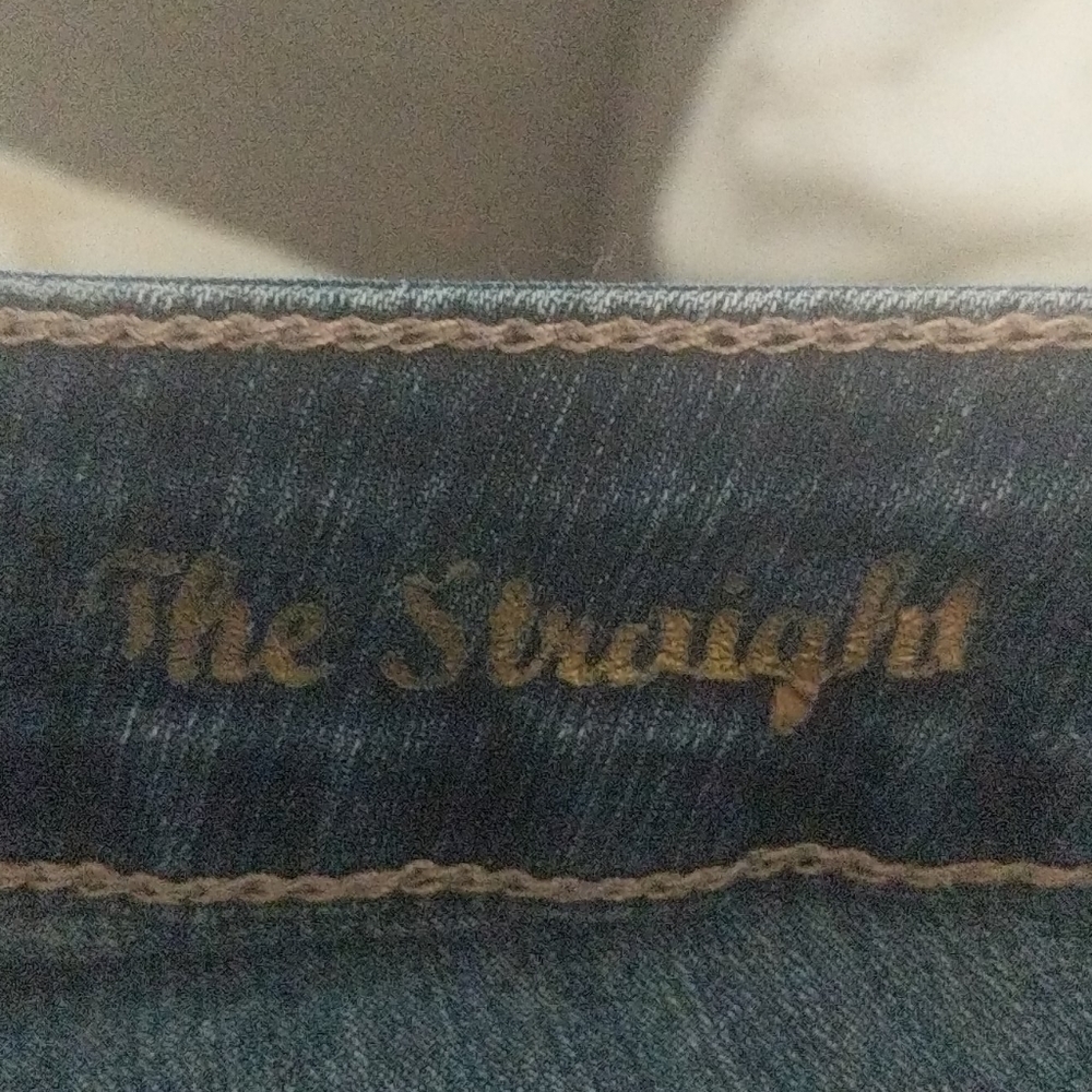 Straight leg denim